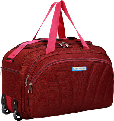 LUGZY (Expandable) AL1-RED_18 Duffel With Wheels (Strolley)