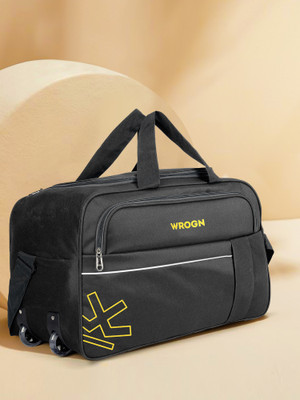 WROGN (Expandable) WRN 24 INCH WHEEL DUFFLE Traveling Travel Waterproof Duffel With Wheels (Strolley)