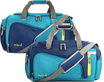 Ayaha Pack of 2 Travel Bag, Weekender Duffle Bag, Luggage Bag 50x25x28cm Duffel Without Wheels
