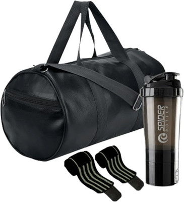 COOL INDIANS Combo of Duffel Bag & Shaker Bottle With Wrist Band for Gym Workout Men & Women. Gym Duffel Bag
