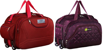 REBECCA 20 inch/50 cm (Expandable) Effortless style meets practicality in our duffel bags. Duffel With Wheels (Strolley)