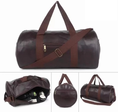 Raizex Duffel Gym Bag, Shoulder Gym Bag, Sports and Travel Bags for Multiperpose(Brown, Kit Bag)