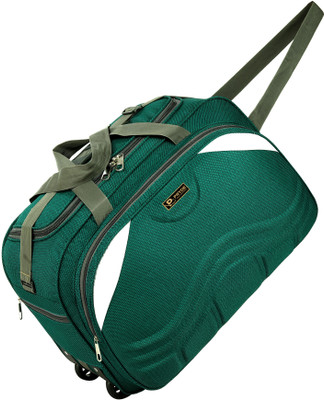 pryde (Expandable) Duffle Wheeler Bag for Travel Luggage Bag with Adjustable Handle Large Capacity Duffel With Wheels (Strolley)