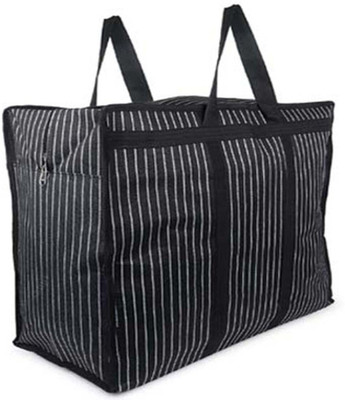 E SAP (Expandable) DC Canvas Bag (Large) Black 1 Pcs_22_new_bag Duffel Without Wheels