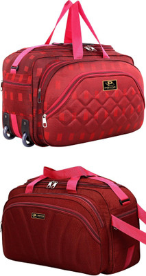 pryde (Expandable) @A1 & AL-RED1_@ Duffel With Wheels (Strolley)