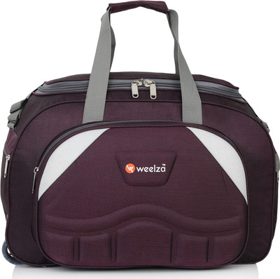 Weelza Travel Luggage (Expandable) Heavy Duty Branded Quality Duffel Luggage Travel Bag Duffel With Wheels (Strolley)