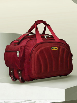 Inte Enterprises (Expandable) Xfactor Waterproof Polyester Lightweight 60L Travel Bag Duffel With Wheels (Strolley)
