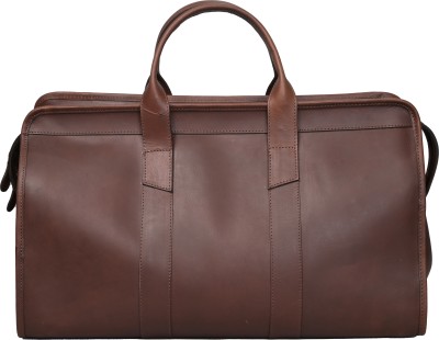 REONNDARLING Genuine Leather Duffle Bag with 1 Main Compartment, 1 Inner Pocket Duffel Without Wheels