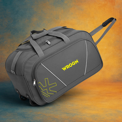 WROGN (Expandable) Premium 75L Unisex Luggage Bag For Tours & Travels Duffel With Wheels (Strolley)