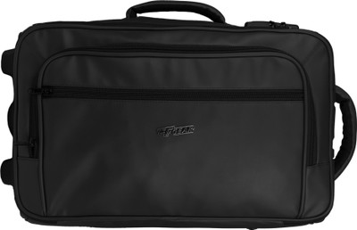 F Gear Marshal Black Duffel With Wheels (Strolley)