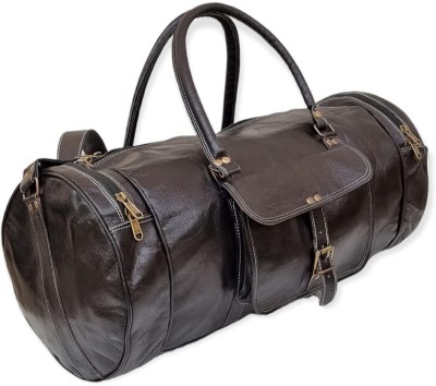 Pranjals House (Expandable) Textured Leatherette Weekender Stylish & Spacious Duffle Bag Duffel Without Wheels