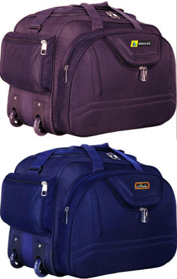 Inte Enterprises (Expandable) the super premium heavy duty lightweight luggage bag Duffel Strolly Bag Duffel With Wheels (Strolley)