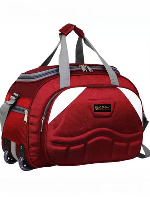 SD Star (Expandable) Premium quality purple Duffel With Wheels (Strolley)