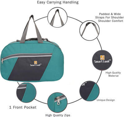 smrtlookduffel (Expandable) Smart look DB-small travel bag and duffel bag 40L Duffel Without Wheels