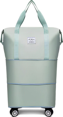 Haya (Expandable) Expandable Foldable Duffle Bag With Wheel Duffel With Wheels (Strolley)