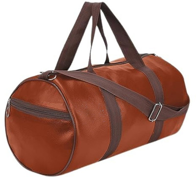 COOL INDIANS Leather Gym Bag Hand Duffle Bag Shoulder Bag Multipurpose Bag Unisex Sports Bag(Multicolor, Backpack)