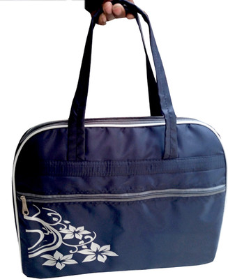 HDP Blue Polyester Cloth Small Travel Duffel Bag Duffel Without Wheels