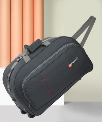 Flyinza (Expandable) Hand Duffel Bag-Light Weight With Solid Large Space Duffel With Wheels (Strolley)