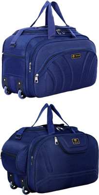 pryde (Expandable) @AL1-NBLUE & M-NBLUE_@ Duffel With Wheels (Strolley)