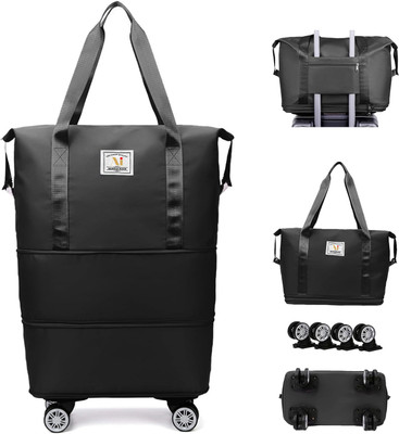 Ankit International (Expandable) 78L Duffel Trolley Bags for Travel, Luggage Expandable Bags Duffel With Wheels (Strolley)
