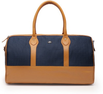 Perf Unisex Duffle Bag | Travel Gym Weekend Bag with Genuine Leather Duffel Without Wheels