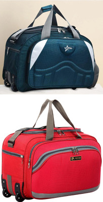 pryde (Expandable) @ASTT-L & TOR1-RED_@ Duffel With Wheels (Strolley)