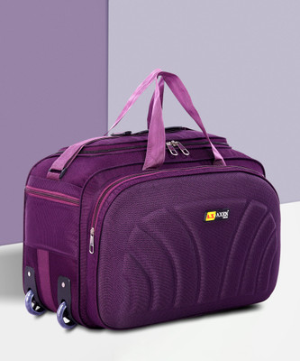 TAHAFASHION (Expandable) STYLISH TRAVEL DUFFEL LUGGAGE BAG WITH TOW WHEEL TRAVELLING MEN WOMEN BAGS Duffel With Wheels (Strolley)