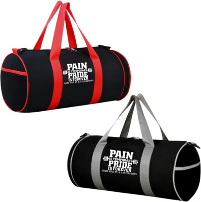 K.S ENTERPRISES (Expandable) Combo Of 2 Pcs Gym Duffel Bag And Gym Bag With Large Capacity Spots Bag Gym Duffel Bag