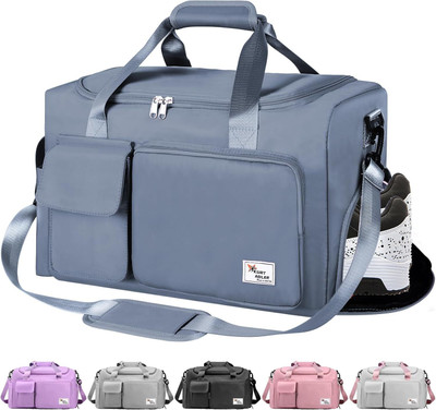 MODISH (Expandable) Gym bag 45L travel large capacity portable foldable bag, carry luggage Gym Duffel Bag