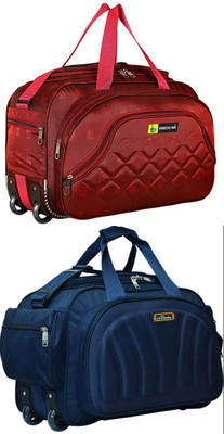 Inte Enterprises (Expandable) the super premium heavy duty lightweight luggage bag Duffel Strolly Bag Duffel With Wheels (Strolley)