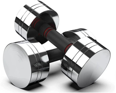 Kiraro Steel Dumbbell Set 2.5KG X 2 PCS, 1 Pair Dumbbells, Steel Dumbbells, Fixed Weight Dumbbell(5 kg)