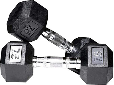 wWAR Dumbbell 7.5kg Fixed Weight Dumbbell(7.5 kg)