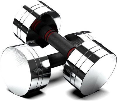 wWAR 3Kgx2Pc Dumbbell Set, Steel Dumbbell Set,For Home Gym Workout_FD Adjustable Dumbbell(6 kg)