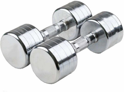 wWAR Pair of 2.5KG X 2 Steel For Home And Gym Fixed Weight Dumbbell(5 kg)
