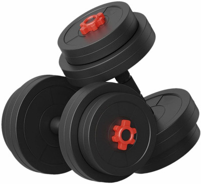 SAFECO FITNESS Durable Plastic Dumbbells & Weights Set for Home Gym & Fitness Training Adjustable Dumbbell(12 kg)