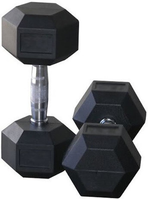 Protoner Hex Dumbbell 3 Kg Pair Fixed Weight Dumbbell(6 kg)