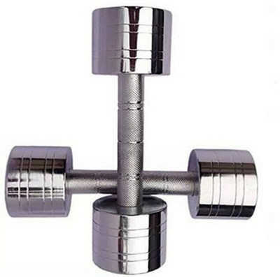 gamers hub Dumbbell Steel Pack of 7.5 KG X 2 Fixed Weight Dumbbell(15 kg)