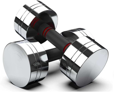 AMAN FIT 10KGX2PC, Steel Dumbbell Set, Dumbbells, Steel Dumbbells, Home Gym Adjustable Dumbbell(20 kg)