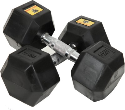 yash fitness 10 KG ONE PAIR HEX DUMBBELL Fixed Weight Dumbbell(20 kg)