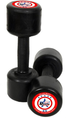 RAAAY Home Workout, Gym Exercise Fixed Weight Dumbbell(2.5 kg)