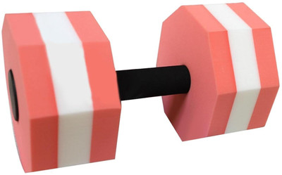 Funjoy Aquatic Dumbbell Workouts Water Floating Dumbbells Pool Resistance Equipment Fixed Weight Dumbbell(8 kg)