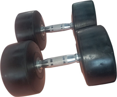 STAYSTRONG 17.5 Kg Pair of Rubber Coated Bouncer Full Body Workout |Set of 2 Fixed Weight Dumbbell(35 kg)