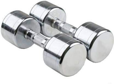 DAYAL ENTERPRISES STEEL DUMBBELL Set 3KG X 2PC ( TOTAL WEIGHT 6KG ) Fixed Weight Dumbbell(6 kg)
