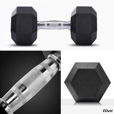 EXTREME FIT Hexa Double Hexagon (5kgX2) Hex for Home Gym Workout Fixed Weight Dumbbell Fixed Weight Dumbbell(10 kg)