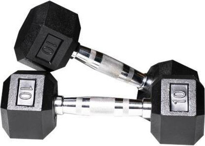 vnh Pair Of 10Kg (10Kg X 2) Fixed Weight Dumbbell(10 kg)