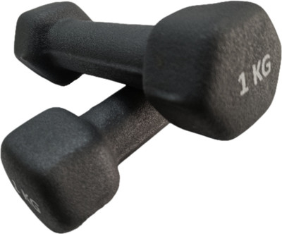 SRIDAYA Set of 1 Kg Neoprene Dumbbells for Men & Women (1kg x 2pcs = 2kg) Fixed Weight Dumbbell(1 kg)