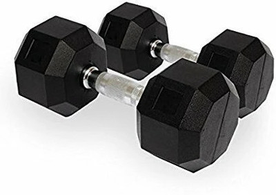 wWAR Hexa Double Hexagon 12.5KGx2 Fixed Weight Dumbbell(25 kg)