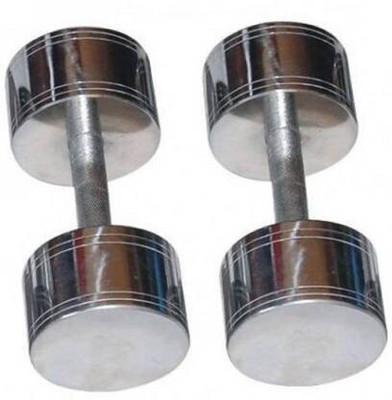 wWAR Steel Chrome Fixed Weight Dumbbell(2.5 kg)