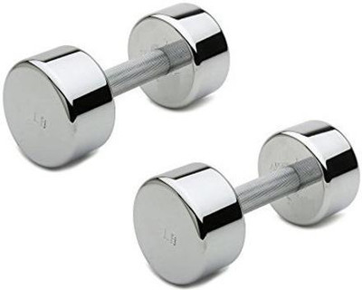 vnh Pair of 2.5KG Steel (2.5X2KG)~~ Fixed Weight Dumbbell(5 kg)