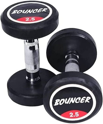 Intellect Creation Premium PowerBolt Bouncer Dumbbell Set 2.5*2kg Fixed Weight Dumbbell(2.5 kg)